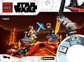 75269 Duel on Mustafar LEGO information LEGO instructions LEGO video review