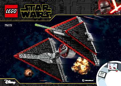 75272 Sith TIE Fighter LEGO information LEGO instructions LEGO video review