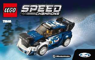 75885 Ford Fiesta M-Sport WRC LEGO information LEGO instructions LEGO video review