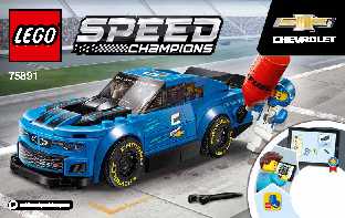 75891 Chevrolet Camaro ZL1 Race Car LEGO information LEGO instructions LEGO video review