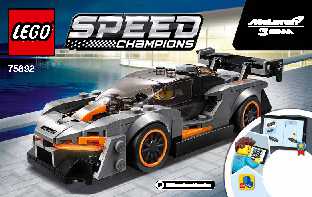 75892 McLaren Senna LEGO information LEGO instructions LEGO video review