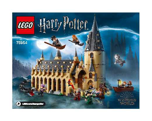 75954 Hogwarts Great Hall LEGO information LEGO instructions LEGO video review