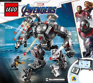 76124 War Machine Buster LEGO information LEGO instructions LEGO video review