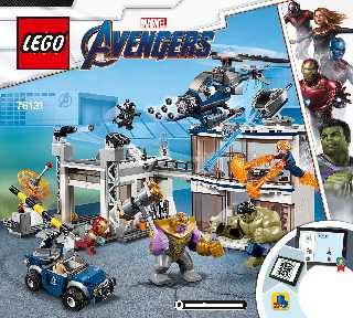76131 Avengers Compound Battle LEGO information LEGO instructions LEGO video review