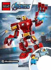 76140 Iron Man Mech LEGO information LEGO instructions LEGO video review