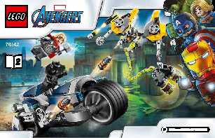 76142 Avengers Speeder Bike Attack LEGO information LEGO instructions LEGO video review